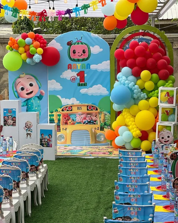 3 Board Balloons Backdrop